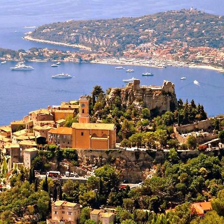 Eze - Appartement Dans Bas De Villa Avec Piscine Pres De Monaco Zewnętrze zdjęcie