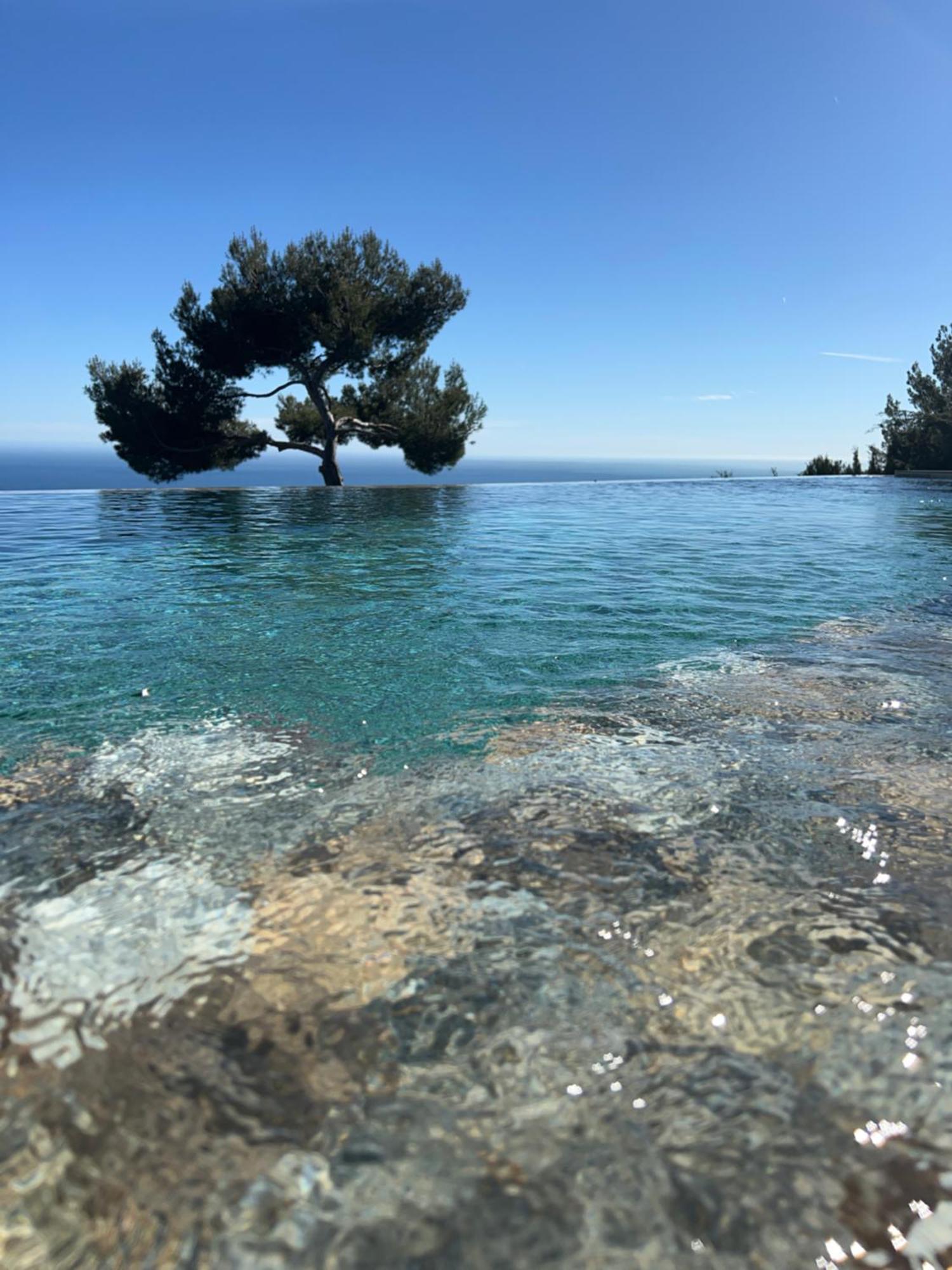 Eze - Appartement Dans Bas De Villa Avec Piscine Pres De Monaco Zewnętrze zdjęcie