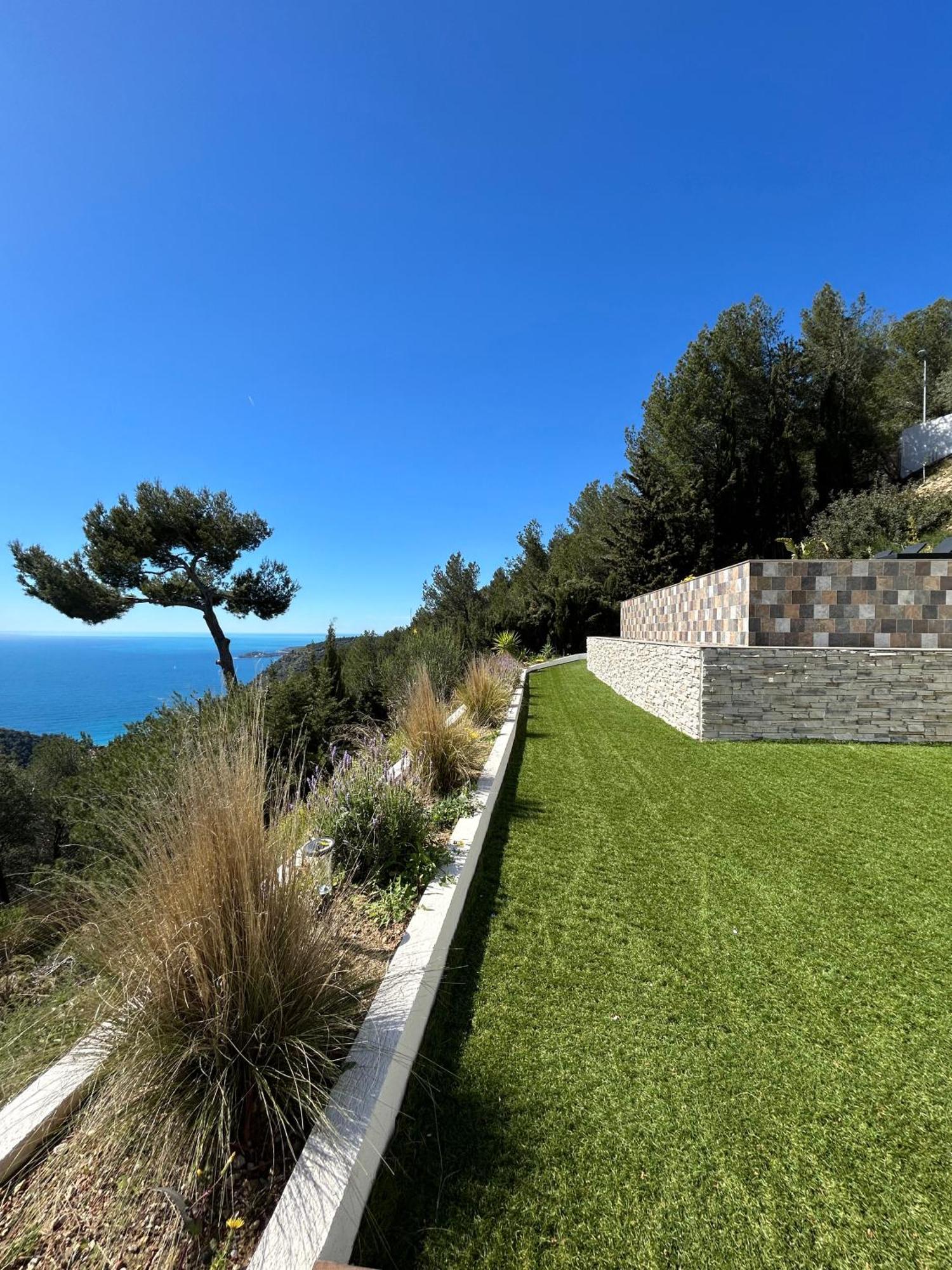 Eze - Appartement Dans Bas De Villa Avec Piscine Pres De Monaco Zewnętrze zdjęcie